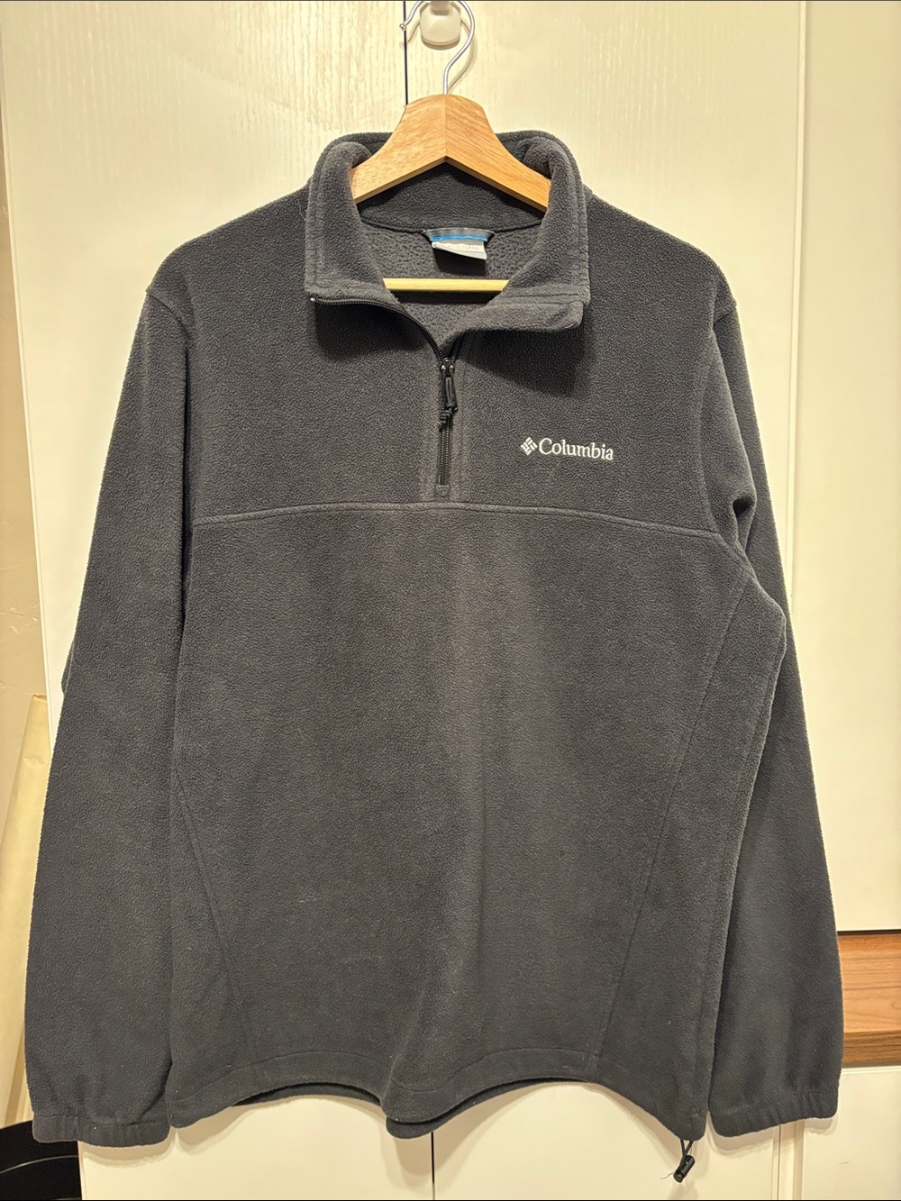 Columbia Dark Gray Half-Zip Fleece Pullover - M